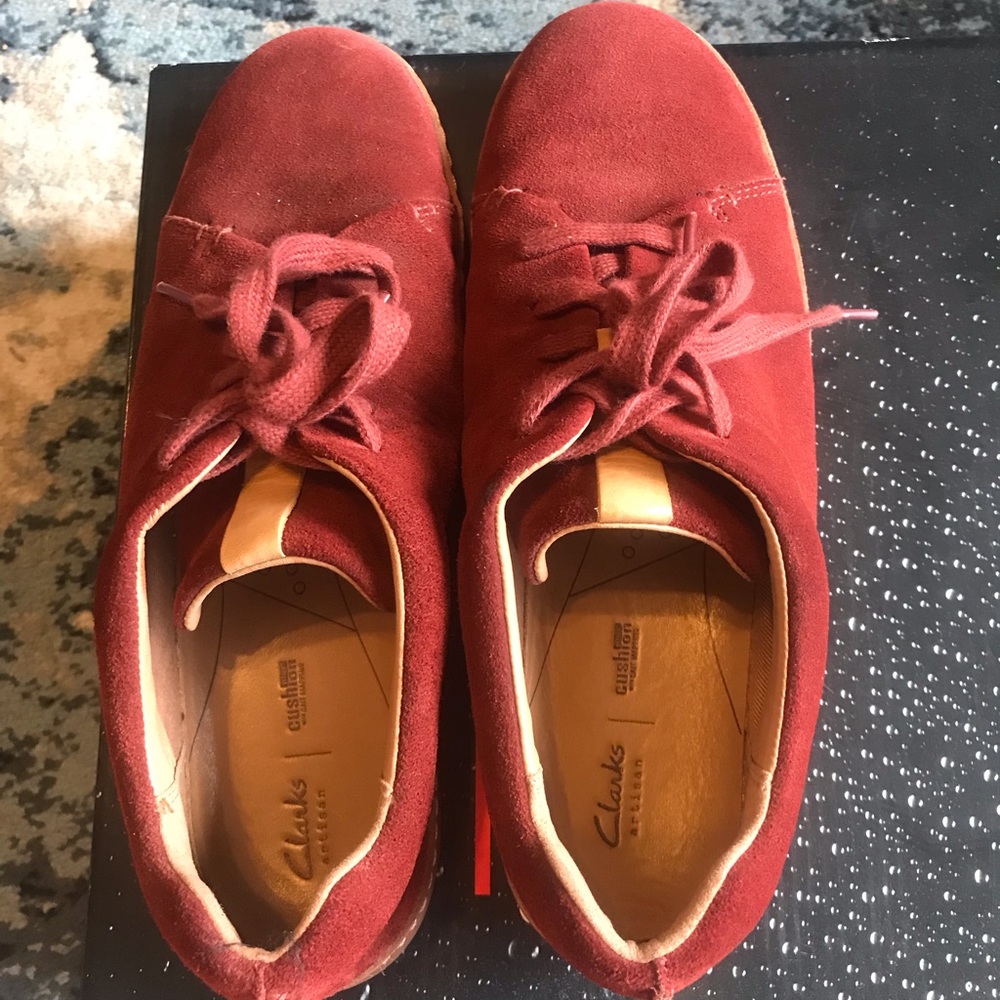 clark’s suede shoes